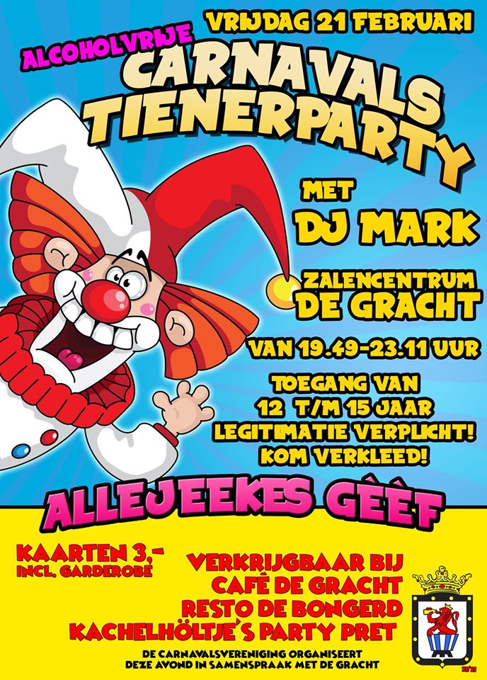 PosterTienerparty2020